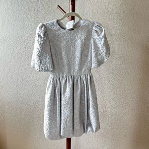 Antonio Melani Silver/Grey Metallic Dress